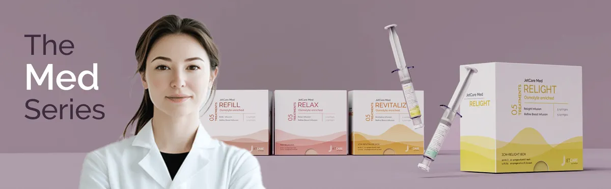 Gamme JetCare Med - Sérums professionnels médicaux pour traitements esthétiques avancés